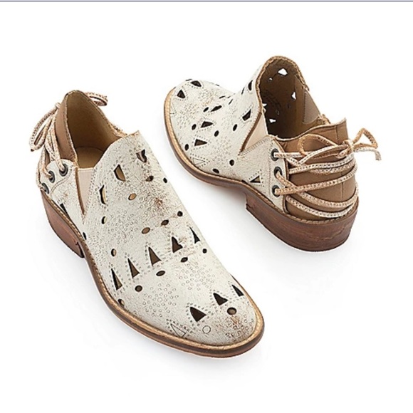 Musse & Cloud Coolise laser cut leather booties - Picture 1 of 10